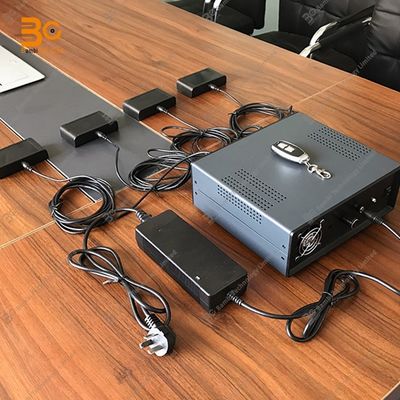 Distribueerd opsporingssysteem voor opnames, spraakbeschermer voor conferentieruimte, toestel voor het opnemen van ultrasone geluiden