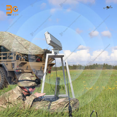 High-speed draaitafel 10km + X-band 9.4-9.6GHz puls Doppler radar drone detectie